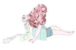 firsthumanchara:  i drew a rosepearl 