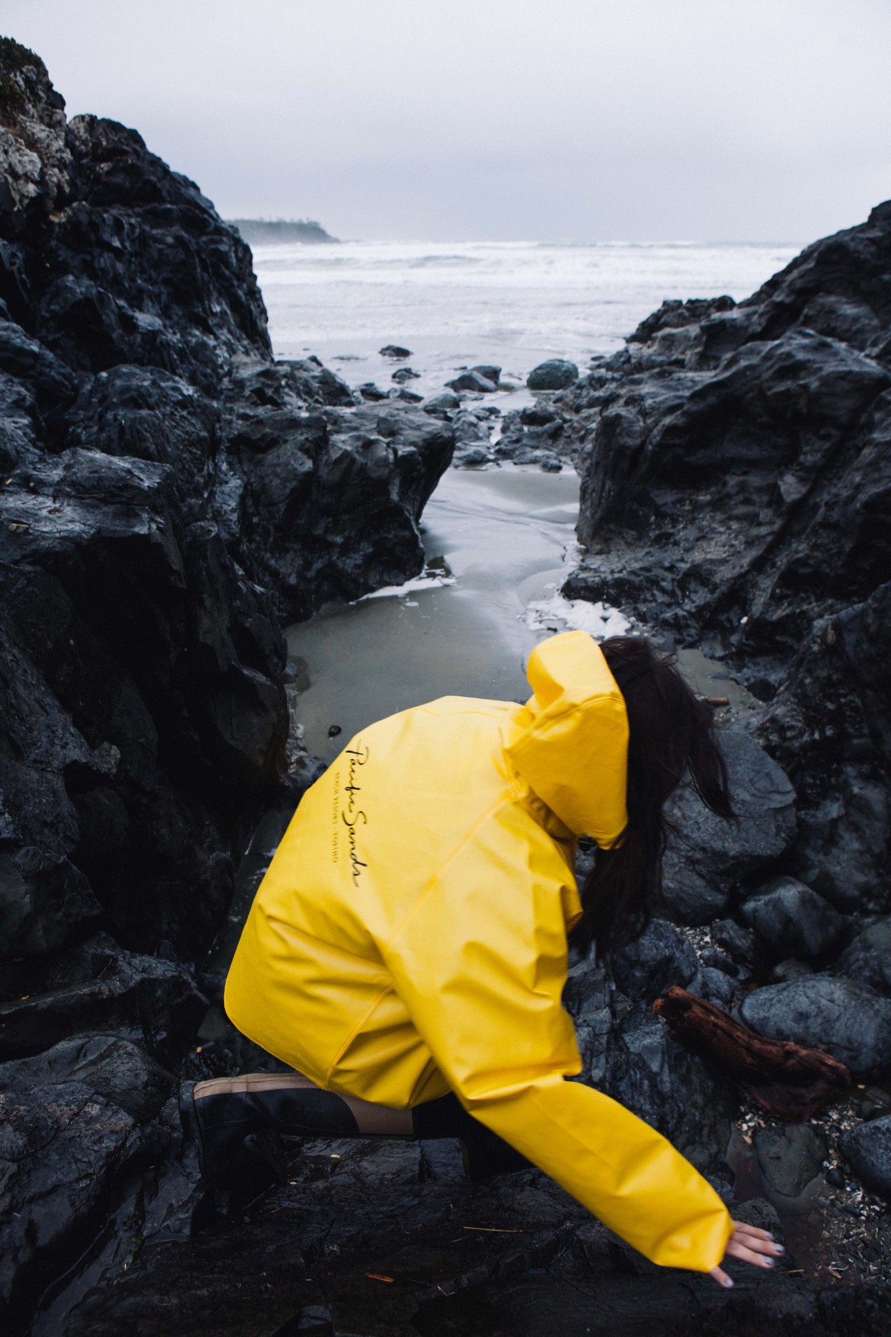 benngie:  Chased by the tide in Tofino, BC. 