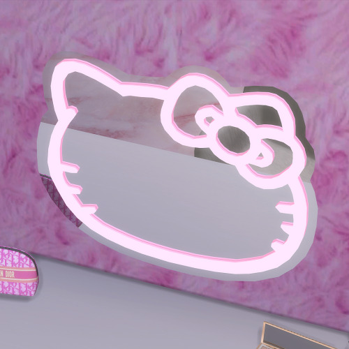  Hello Kitty Set *Patron Requested* Set Contains:• Necklace• Mirror with neon light• Rug DOWNLOADPat