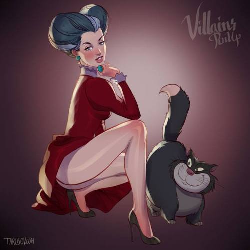 pinuparena:    “Disney Villains Pin-Ups” adult photos