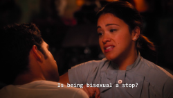 lex-evetta: newrucas:   geek-scientist:  jane the virgin: portraying a bisexual man in a healthy relationship and slaying biphobes since 2017  It’s really interesting what she says “I can’t give you what a man can.” A lot of gay men avoid relationships