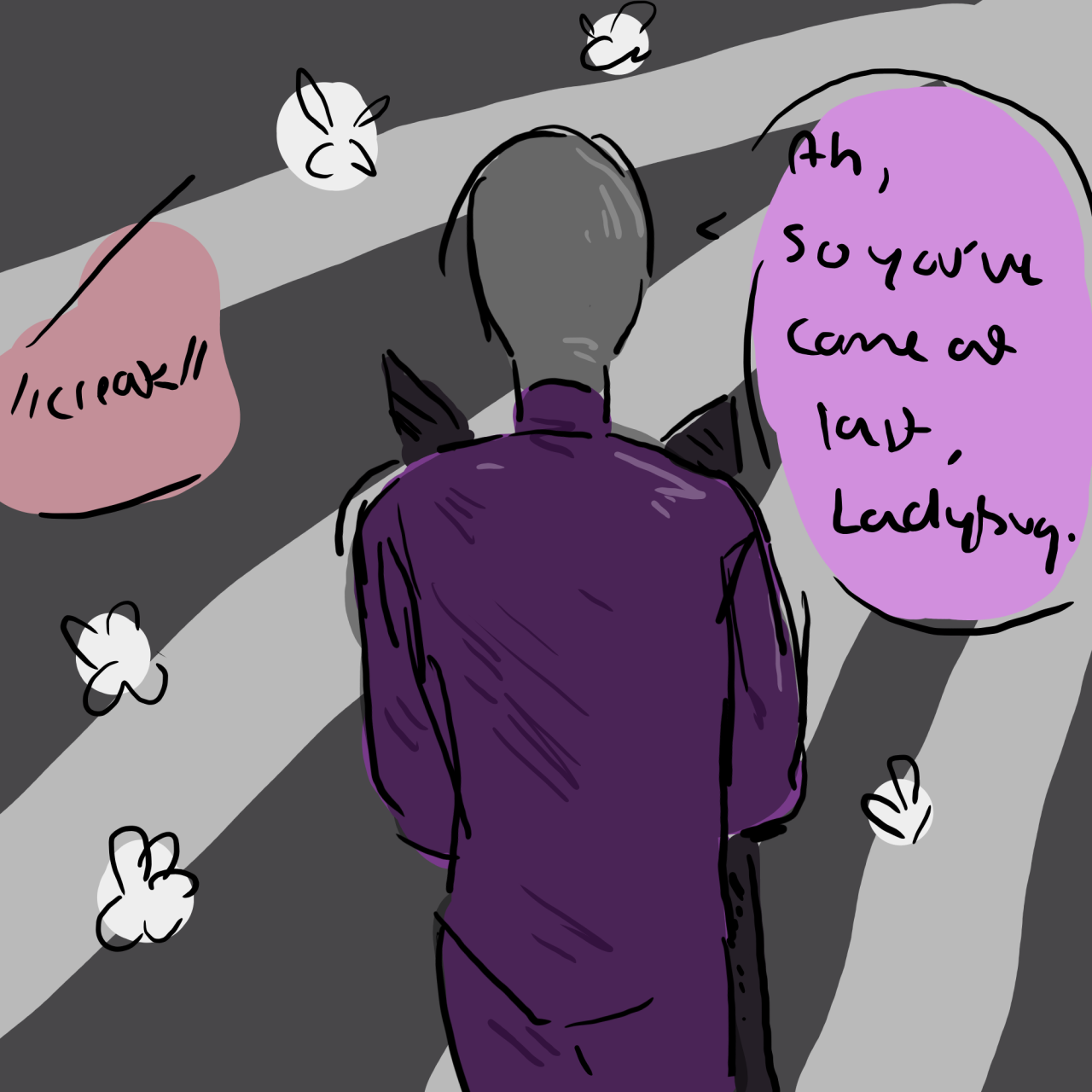 frogopera:  a little extra comic to go along with adrien’s adventures as the ironic