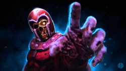 herochan:  “Death Metal” Marvel Zombie Magneto Art by John Aslarona || Tumblr || FB