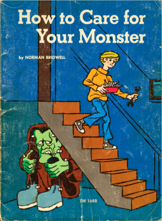 zgmfd:  How To Care For Your Monster by Norman Bridwell (1970) Scholastic 