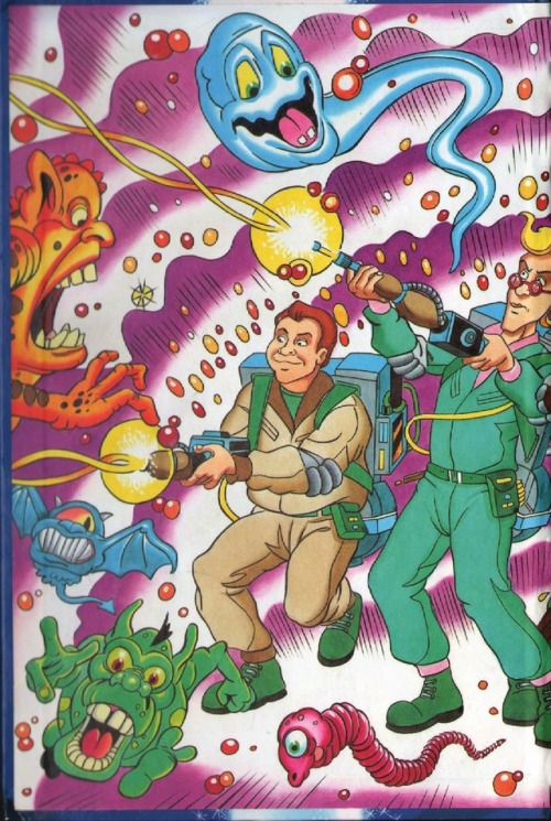 browsethestacks:Vintage Comic - The Real Ghostbusters Annual 1989 (Marvel UK)Cover + Endpapers + Bac