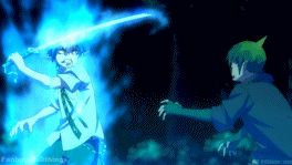 fanboyofallthings:  Rin vs Amaimon  