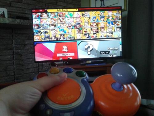 When your friend hands you the 3rd party controller