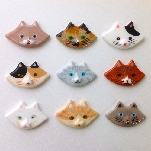 My friend was wearing a cat brooch which is my work.eikobo HP : http://eyawata.wix.com/eikobo