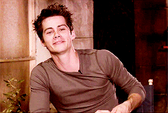 holland-roden:  ‘They wanna see Dylan laughing, well you are about to get your wish. Watch this’. 