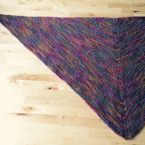 Finished my Norma Dovetail Shawl! (click for more details on ravelry)