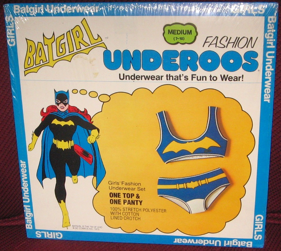 VINTAGE TOY ARCHIVE — UNDEROOS: 1978 BATGIRL Top and Panty Set