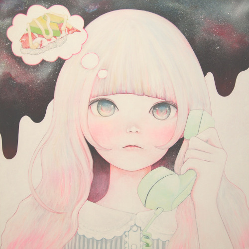 kaoruhasegawaartworks - 「Soy sauce Uchuuw」2015 530mm x 530mm x...