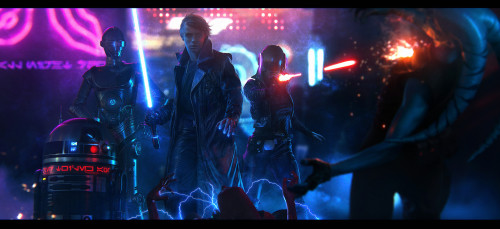 A Dark Jedi and a Renegade Princess &ndash; By Jeronimo Gomez of West Palm Beach, Florida, 