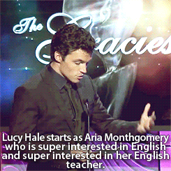 giadajune:  Ian Harding presents Lucy Hale at The Gracies Awards Gala | 22 May 2013