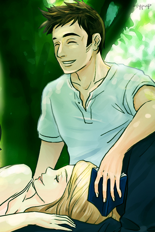flypup:  flypup:  Happy Family - The Doctor, Rose, Jamie and Lis.  Reminii, happy (super late) birthday, and congratulations on your new career. :)  From Jill  ps: the lateness is really my(flypup’s) fault, and please know that Jill really cherishes