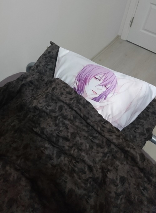 Dear femdom community, I’m back~ from hiatus. This is my housemate’s dakimakura btw, waiting for her