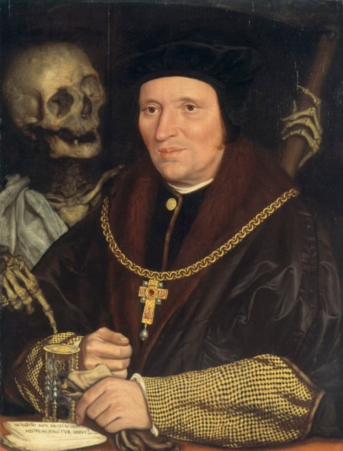 Portrait of Sir Brian Tuke (1537, Oil on oak panel) - After Hans Holbein the Younger