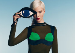 v-eck:  A Perfect Eye Vogue Russia 2014 Model: Sasha