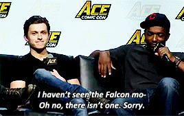 stevenrogered:Tom Holland FINALLY gets his revenge on Anthony Mackie