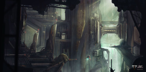 gameconceptart:  thecyberwolf:  From Another Age - Concept ArtCreated by Sebastien Hue/Find this artist on DeviantArt - Website - Twitter - Facebook/More Arts from this artist on my Tumblr HERE  More Art at GameConceptArt