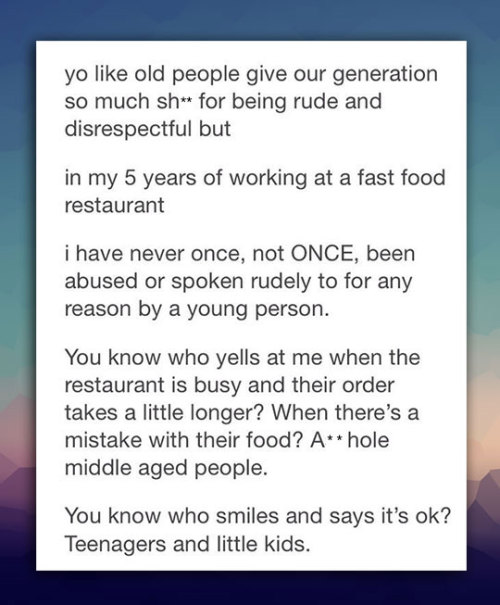 srsfunny:  Old Vs. Young Peoplehttp://srsfunny.tumblr.com/