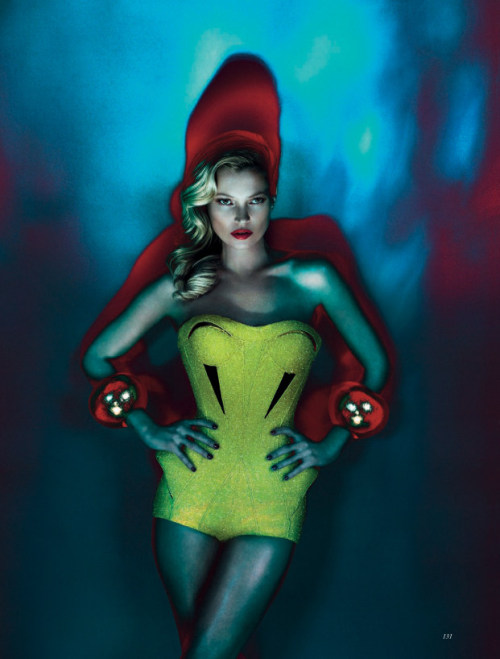  Kate Moss is photographed by Mert Alas & Marcus Piggott in ‘Mighty Aphrodite’ for t