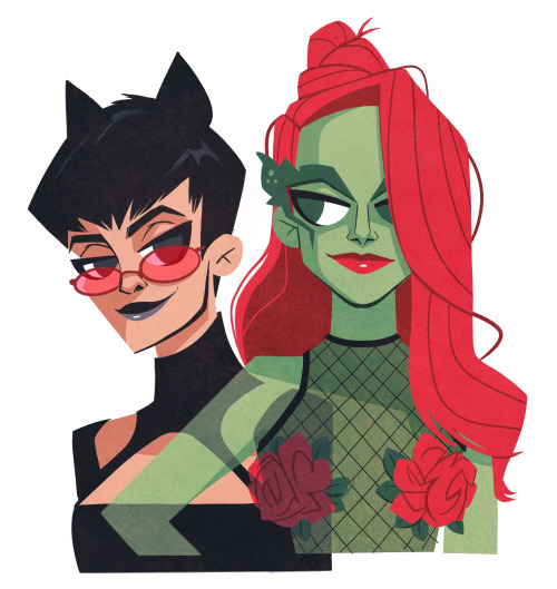 jublin:catwoman and ivy