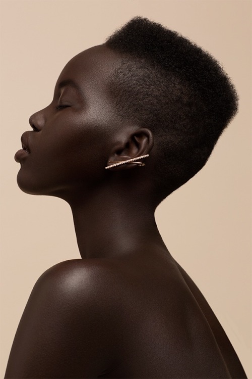 continentcreative:Adut Akech Bior by Jay Exposito for Ryan Storer Jewelry