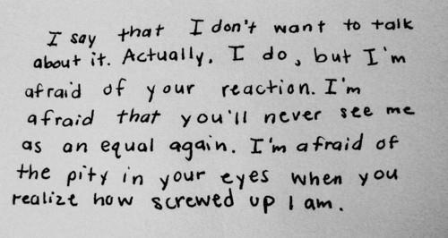 Conceal don't feel, don't let them know.