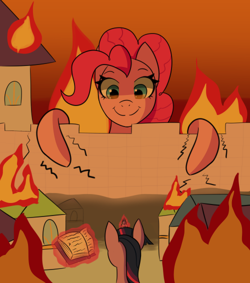 wimsiecal: artiparty:   ATG Day 23: Draw ponies experiencing your perfect idea for an episode. 🔥 Yes yes yes yes yes yes yeS YES YSS 