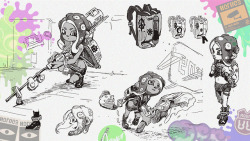 splatoonus:The protagonist of Splatoon 2: Octo Expansion is a young Octarian Octoling. Octarians seem to have a more serious nature than the carefree Inklings we’re accustomed to. We’ve also heard that they’re naturally good with their hands and