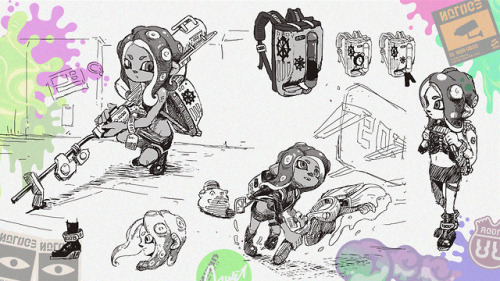 splatoonus:  The protagonist of Splatoon 2: Octo Expansion is a young Octarian Octoling. Octarians seem to have a more serious nature than the carefree Inklings we’re accustomed to. We’ve also heard that they’re naturally good with their hands and