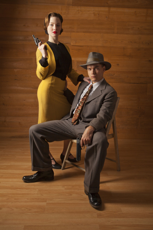 ifyoulikemovies:  New Images from a new miniseries Bonnie & Clyde which will air on the History Channel, Lifetime, and A&E   HMMMM