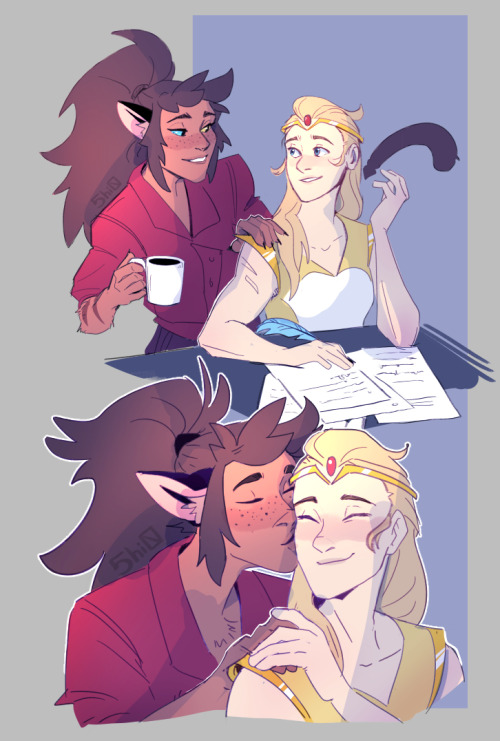 5hio: Being She-Ra also means you have to do some paperwork from time to time… Luckily, your WIFE kn