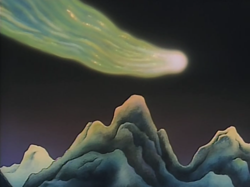 doorfus: snufqueen: Comet in Moominland   (ムーミン谷の彗星, Mūmindani no Suisei) 1992 [Image descript