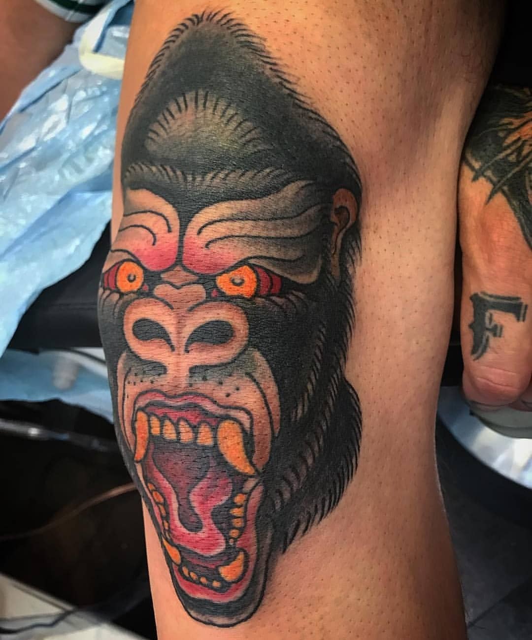 _
Knee gorilla by @nickcarusotattoo
_
607 Forest Ave.
Staten Island, NY 10310
347-695-7255
_
#boundforglorytattoo #statenisland #statenislandtattoo #statenislandtattoos #statenislandink #westbrighton #bfg #718 #tattoo #gorilla #gorillatattoo #knee...