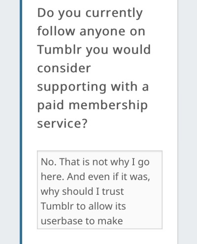 ironwoman359:chalkymints:hauntedfalcon:postplus:Hi There 👋As you might have noticed, we’re beta-testing something new: Tumblr Post+. What’s Post+? A big deal, for starters. Post+ is our new subscription feature that allows you to use our existing