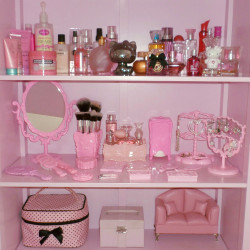 xpinkrosehimex:  My cute pink bookshelf ❤