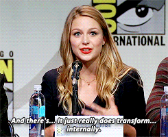 dailysupergirlgifs:How was it when you first put on the Supergirl costume?