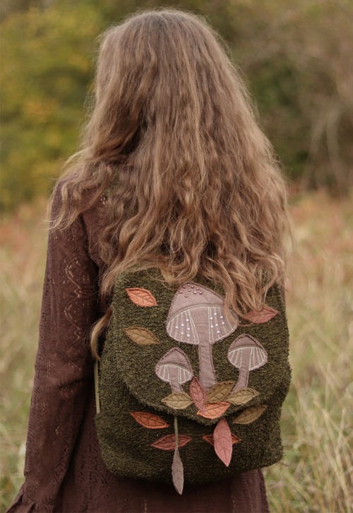 sosuperawesome:BackpacksGaia Gombaek Clothing on Etsy Backpacks for a Hobbit