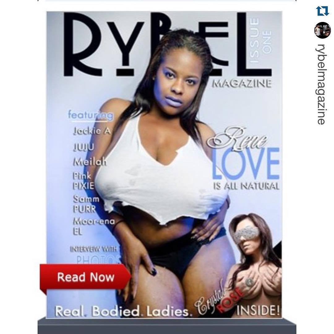 #Repost @rybelmagazine  If your a fan of Rene Love and her epic O cups then purchase