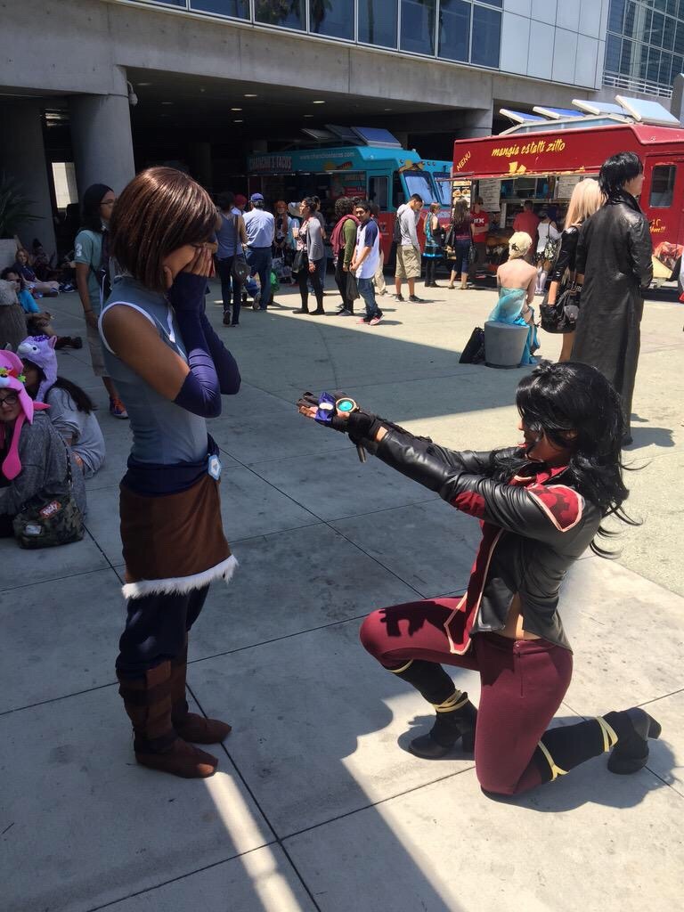 allmelina:  Mrs. Asami and Korra Sato  Korra: natalie-v-adams Asami: me