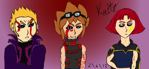 dragontamer05:Dark Signer Doma boys complete.I like how Valon and Raph turned out, Alister just look