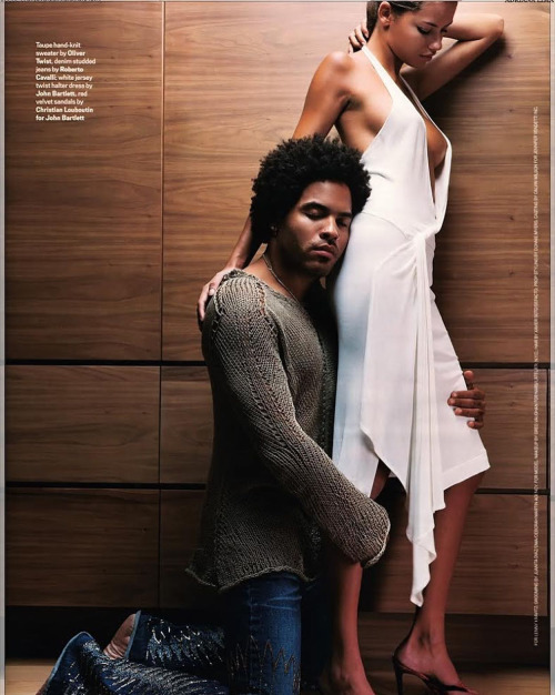 Lenny Kravitz And Adriana Lima