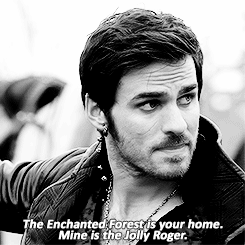 Killian Jones proving that Emma Swan is far more important to him than his home his
