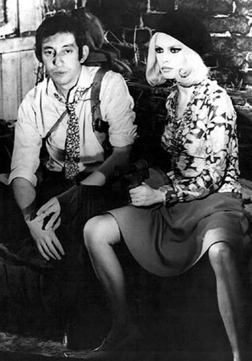 Serge Gainsbourg & Brigitte Bardot - Bonnie & Clyde, 1968.