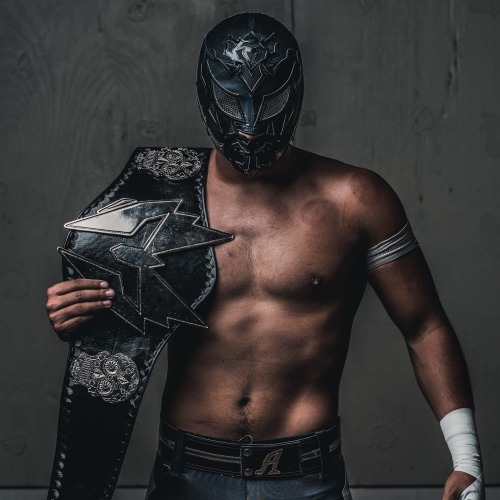 Warrior Wrestling Lucha Champion Aramis