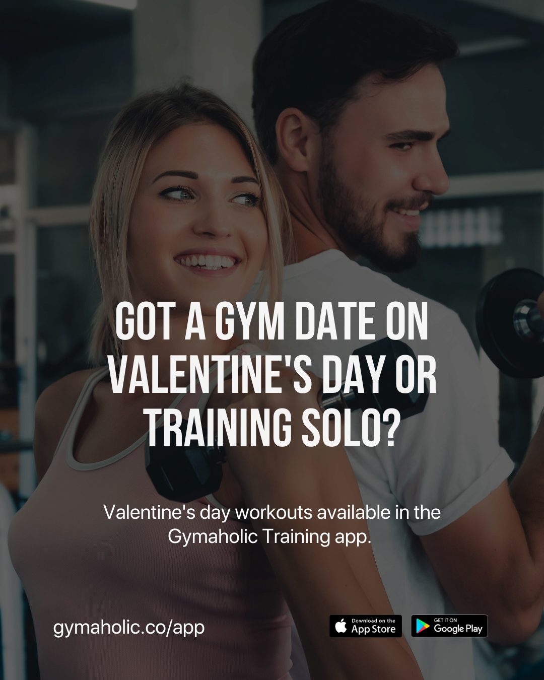 Are you training solo or with a partner for Valentine’s day?