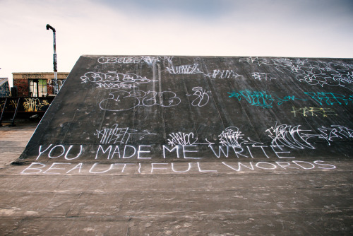 “You made me write beautiful words”