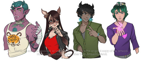 Second batch of idiots! These are my own babies from a universe called Devil’s Food. You can find ba